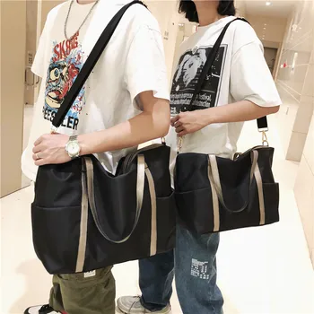 

New Fashion Unisex Travel Bag Short-distance Travel Large Capacity Female Duffel Bag Outdoor Sports Handbag Simple Fitness Bag
