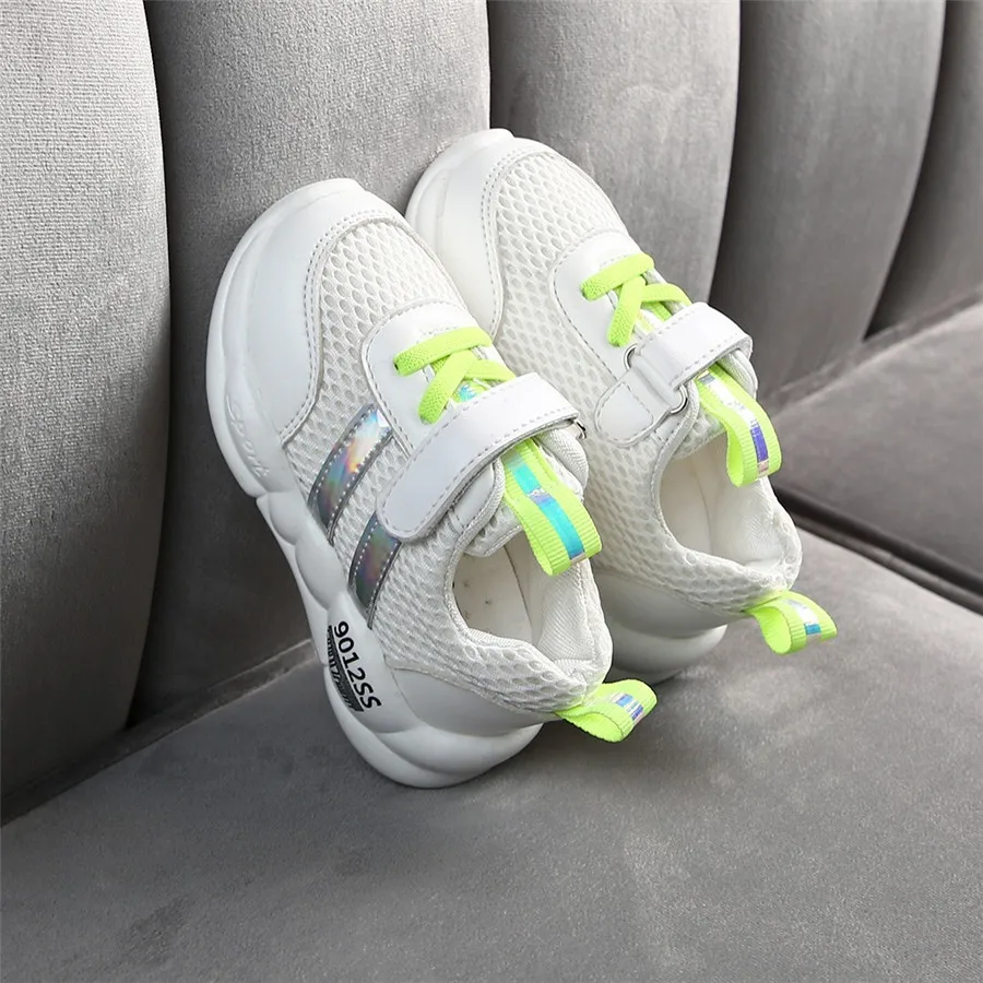 kids sneakers girls boys sports shoes non-slip football basket  shoes kids breathable krampon futbol orjinal #40J30 (3)