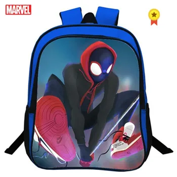 

Marvel Backpack Cartoon Pattern Children Backpack Hero Schoolbag Boy Girl Kindergarten Polyester Waterproof Children Schoolbag