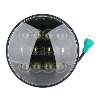 

7 Inch LED Headlight Assembly Hi/Lo Beam DRL Switchback for Kawasaki Jeep 1997-2015