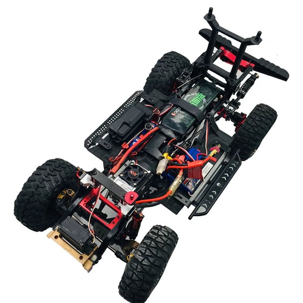 Поднос для аккумуляторной батареи из алюминиевого сплава низкий LCG Traxxas сделай