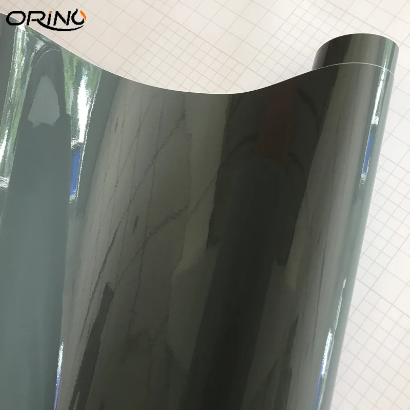 Glossy Cement Grey Vinyl Film Wrap-5