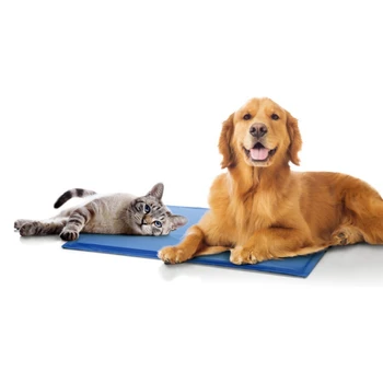 

Multifunctional Pet Ice Pad Pet Dog Self Cooling Mat Pressure Activated Pad Blue Gel Mat For Kennels Beds Car Seats Couches
