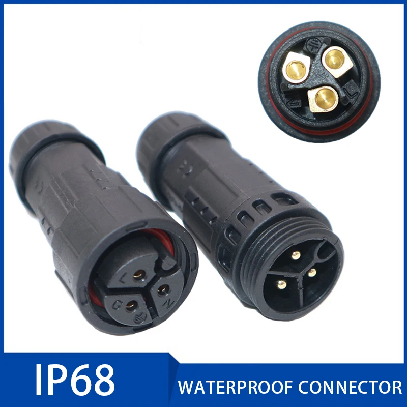 M19 IP68 водонепроницаемый разъем электрической винтовой кабельный разъем запорный разъем Conector 2 3 4Pin 7-10,5 мм кабель распределительная коробка