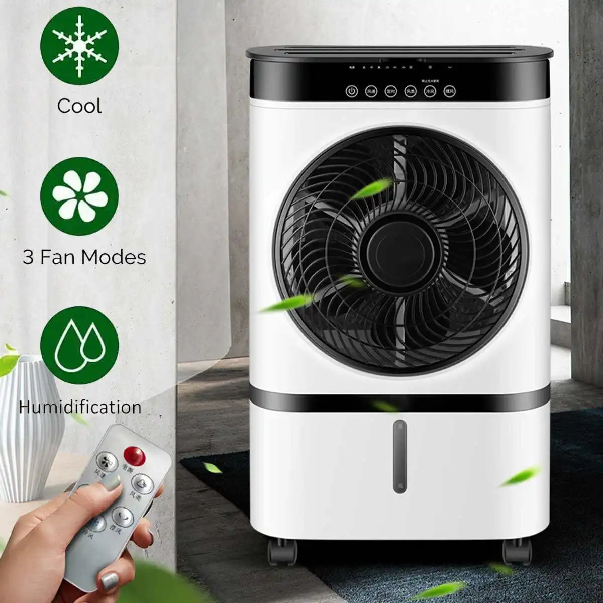 electric fan with humidifier