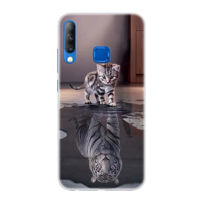 A210 Чехлы для Tecno Camon 11 CF7/11 Pro CF8/11 S CB7 6," чехол с принтом Роза волк чехол-крышка с узорами ТПУ+ PC задняя крышка Funda Para - Цвет: A210