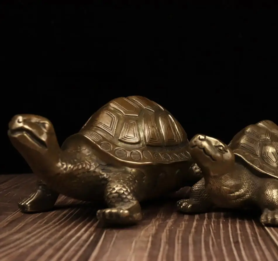 

China brass archaize tortoise crafts statue
