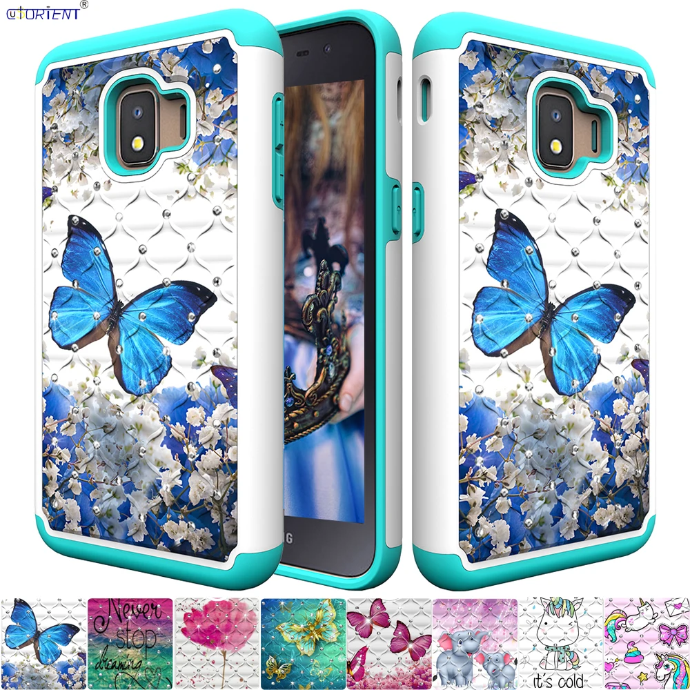 Hybrid Armor for Samsung Galaxy J2 Core J2 Pure Cute Shiny Diamond