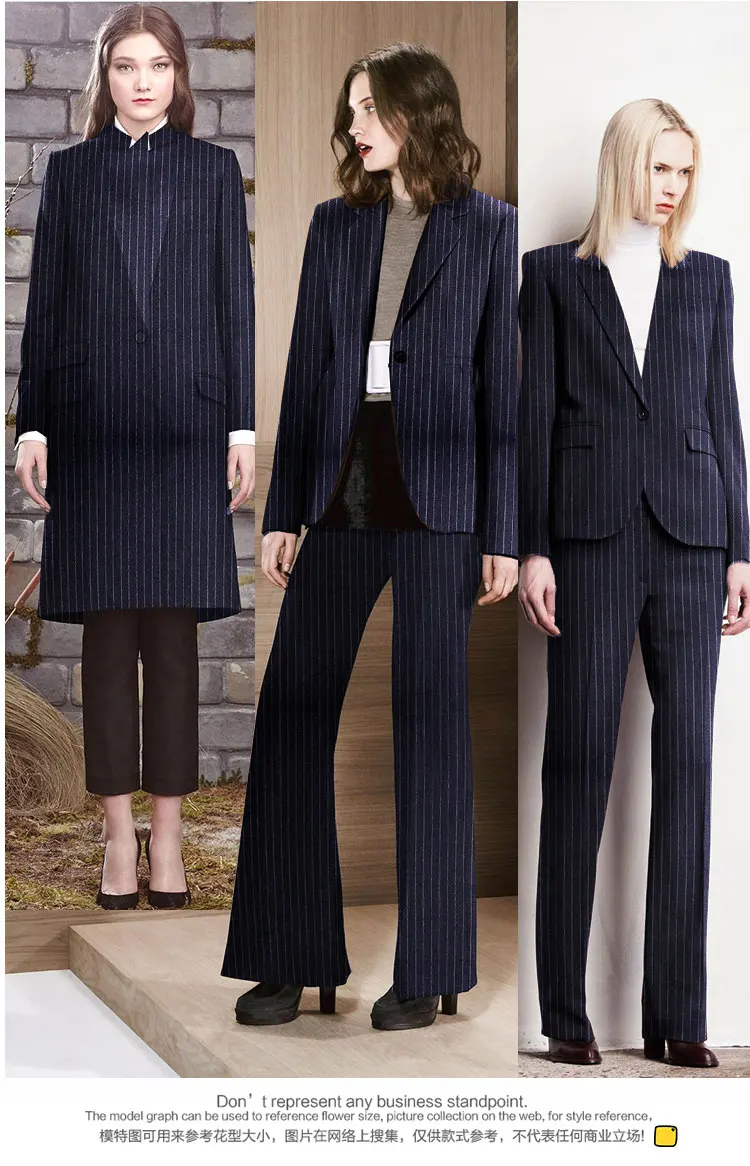 Ткань из японской шерсти 160 см ширина темно-синяя полоска шерстяные материалы для одежды осенние штаны DIY Одежда Ткань