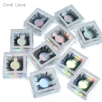 

Magnetic Eyelashes Crisscross Fake Lash Makeup Eyelash Wholesale Fluffy False Eyelashes Packaging Box Luxury 5D 25mm Mink Lashes