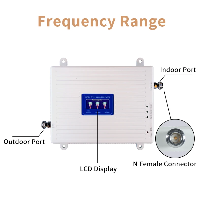2G 3G 4G 850 800 900 1800 2100 2600Mhz Cell Phone