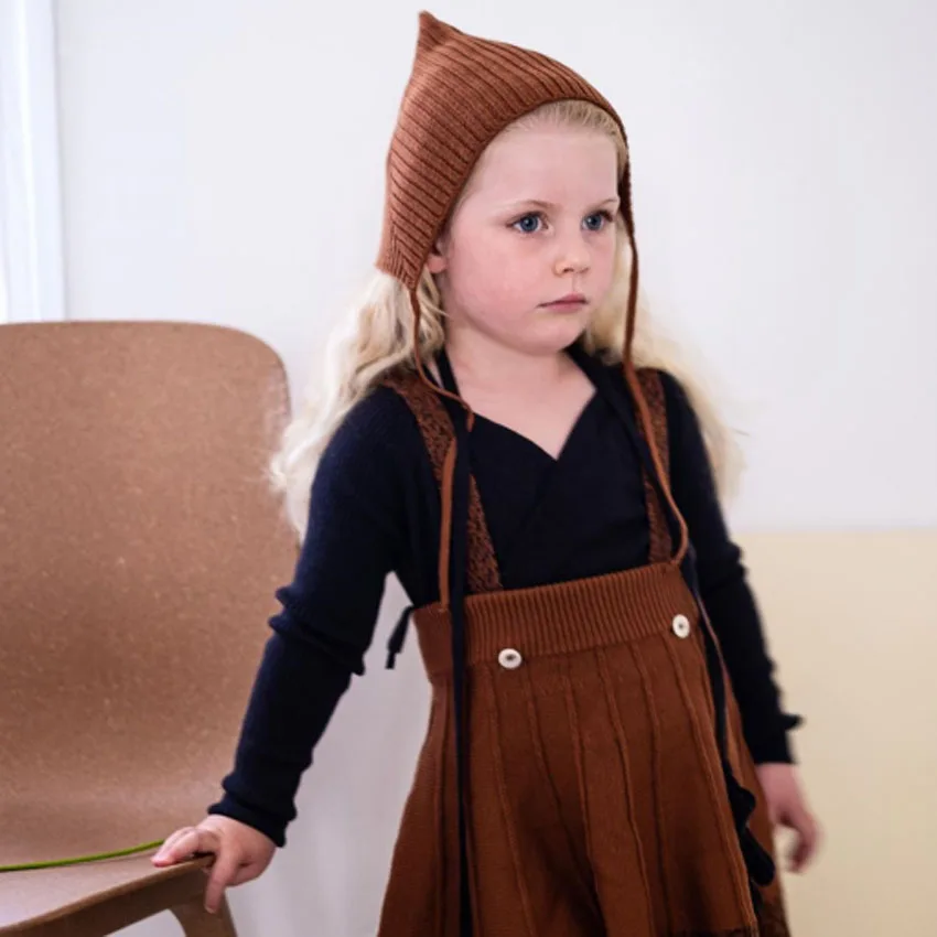 BoBomoon-kali/Коллекция года, зимняя одежда для маленьких девочек осенний свитер с кружевом свитер для маленьких девочек топы для девочек, свитера Детские свитера