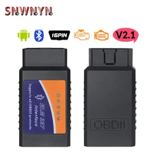 OBD2 ELM327 Bluetooth V1.5 V2.1 OBDII Scanner Code Reader Car Diagnostic Scanner Tool For Android/IOS/Windows