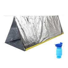 Открытый кемпинг аварийного выживания палатка укрытие брезент с портативный писсуар