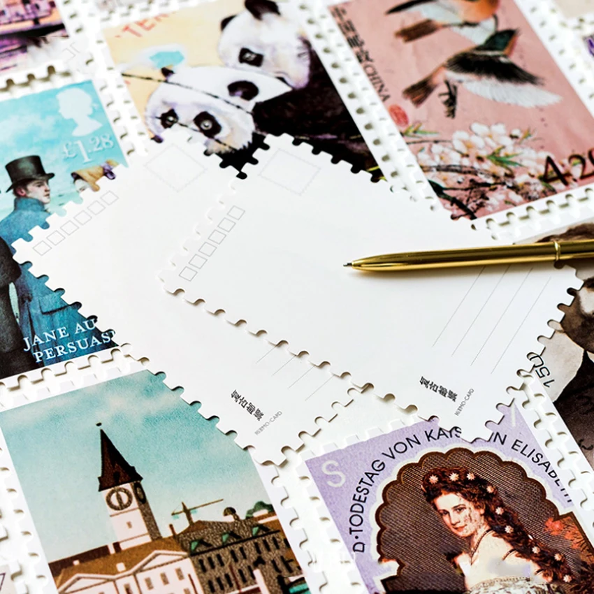 4 пачки/лот винтажная книга предназначения Европейское благородство аристократическая Дамская открытка поздравительная открытка Подарочная открытка набор открытка