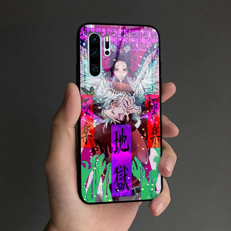 Doma Kimetsu no Yaiba мягкий силиконовый стеклянный чехол для телефона, чехол для huawei Honor V mate P 9 10 20 30 Lite Pro Plus Nova 2 3 4 5 - Color: AE 3604