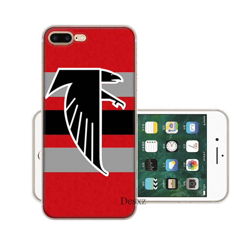 H8 Чехол для мобильного телефона для iPhone 11 Pro X XR XS Max 5 5S SE 6 6S 7 8 Plus, Жесткий Чехол, Atlanta Falcons - Цвет: H8