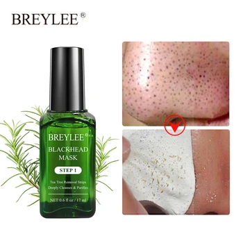 

BREYLEE Black Mask Blackhead Remover Acne Treatment Serum Shrinks Pore Essence Skin Care Peeling Off Sheet Facial Mask