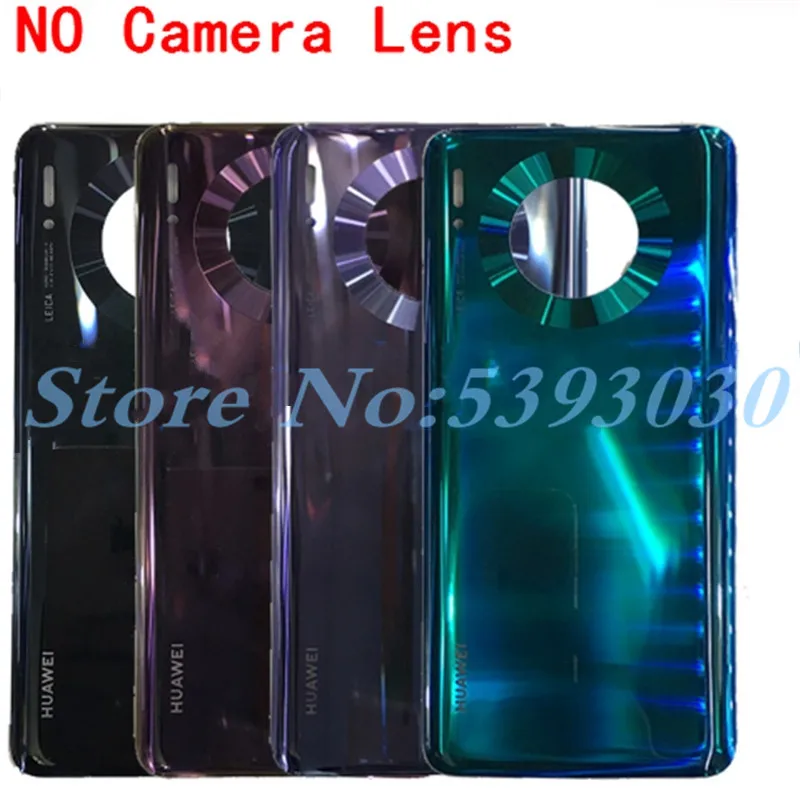 Для huawei mate 30 mate 30 Стеклянная Крышка батарейного отсека задняя крышка корпус дверной чехол с камерой стеклянный объектив