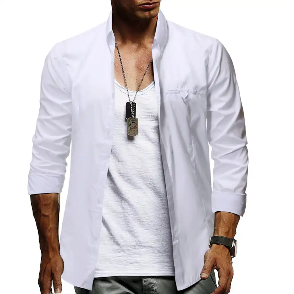 camisas largas masculinas