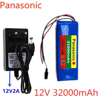 

100% Original 18650 12V Battery Pack Large Capacity 12V32ah 18650 Lithium Battery Protection Board 12V 32000mah Capacity+Charger