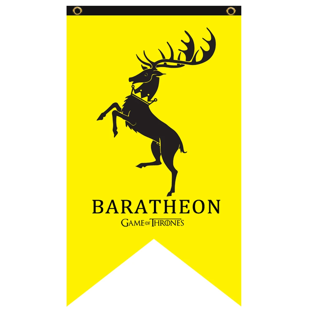 75*125 см GameOfThrones Старк флаг 1919 права игры баннер 100D игры украшения