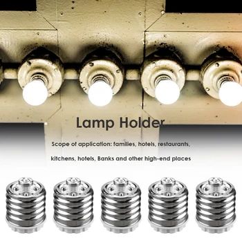 

Adjustable E27 Lamp Holder Rotary Adapter Converter LED Light Bulb Socket Durable Lamp Base Adapter Home Use Supplies