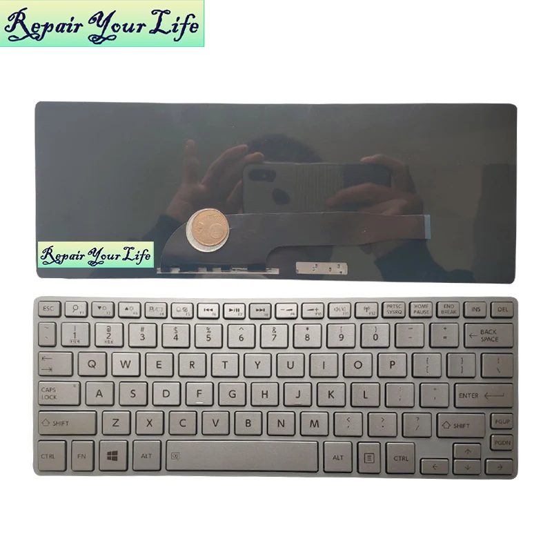 Клавиатура для ноутбука с английским США для Dynabook 2в1 черная оригинальная сменная Клавиатура для ноутбука