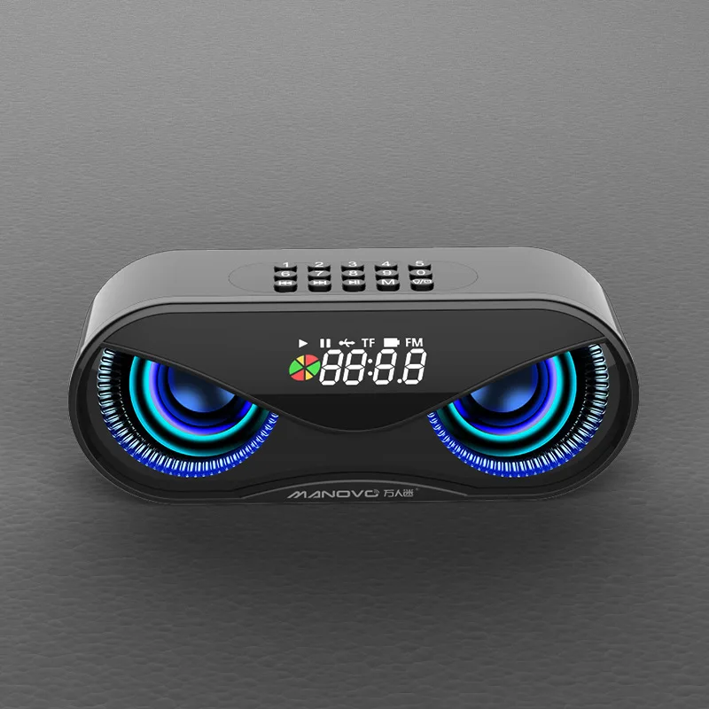 Bluetooth-Колонка M6 классный дизайн совы светодиодная вспышка беспроводной динамик