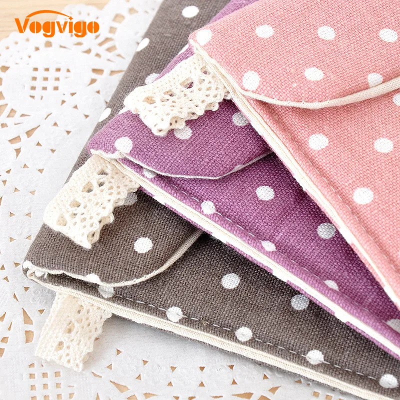 

VOGVIGO Hot Selling Girl Cotton Diaper Sanitary Napkin Package Storage Bag Organizer Cotton 2019 Fashion Household Organization