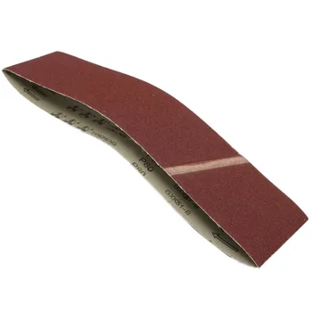 

2pcs Sanding Belts Set 80 Grit Reddish Brown Aluminium Oxide Polishing