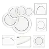 5Pcs Transparent Drum Heads (22", 16", 14", 13", 12") 1