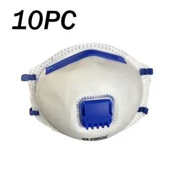 

10PC Dustproof Mask,Dust Mask PM2.5 Windproof Foggy Haze Pollution Respirator Breathable Haze Proof Protective Mouth Face Shield