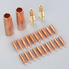 24 шт. MIG сварочный пистолет комплект. 03" наконечник насадка-диффузор подходит для Lincoln Magnum Tweco