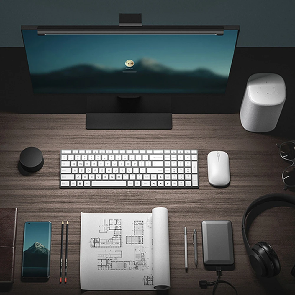 Xiaomi Mijia Desk Lamp Screenbar Display Hanging Light Eyes Protection PC Computer Monitor Light Bar Wireless Remote Control desk lamp