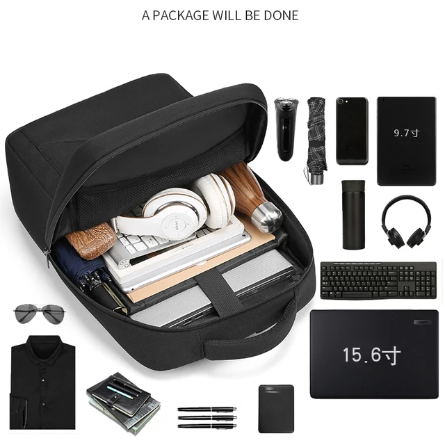 EURCOOL NEW Men Travel Backpack Multifunction USB Charging   3
