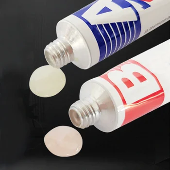

Industrial Heat Resistance Cold Weld Metal Repair Paste Metal Paste Cream 2pcs Glue Set Universal P666