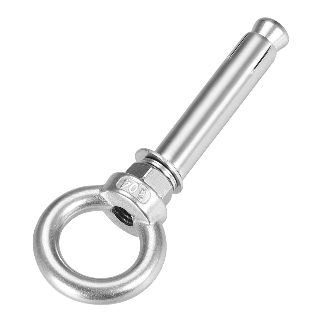 Uxcell 4 шт. M6 M8 M10 Метрическая Расширительная Eyebolt гайка винт w кольцо 304 нержавеющая сталь анкер сырье болты длина 50 мм-120 мм