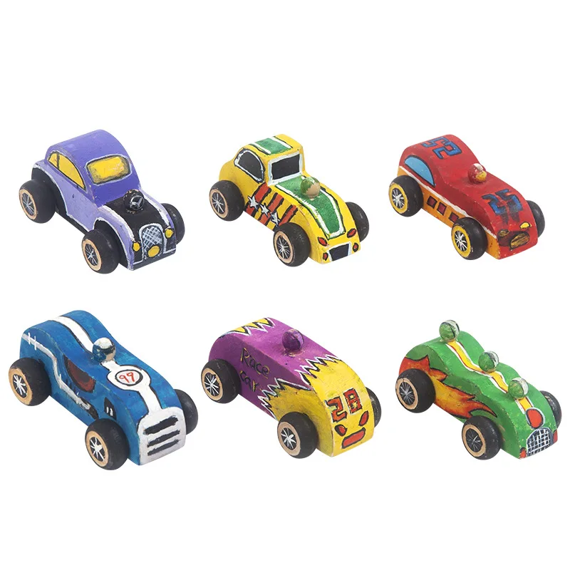 

kindergarten doodle Colors to paint children Mini Cars PUZZL TOY Children Montessori EDUC TOY FOR CHILD Wooden Drawing Toys