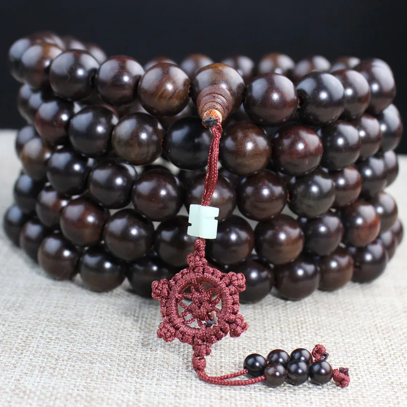 

Red Rosewood Bracelet 15mm108 Beads Rosary