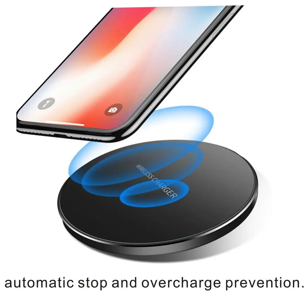 Беспроводное зарядное устройство приемник Быстрая зарядка Pad Universal Qi для iPhone 11 X XS