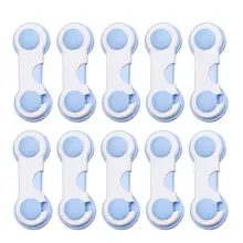 

10PCS Multi-use Baby Drawer Lock Plastic Child Security For Cabinet Refrigerator Window Closet Protect Toddler Safety Protector