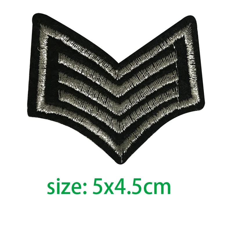 5x4.5cm 1pcs U S армейская эмблема Топ пистолет Железо на патч вышитая аппликация швейная одежда наклейки одежда аксессуары значки-нашивки - Цвет: 5x4.5cm 1pcs