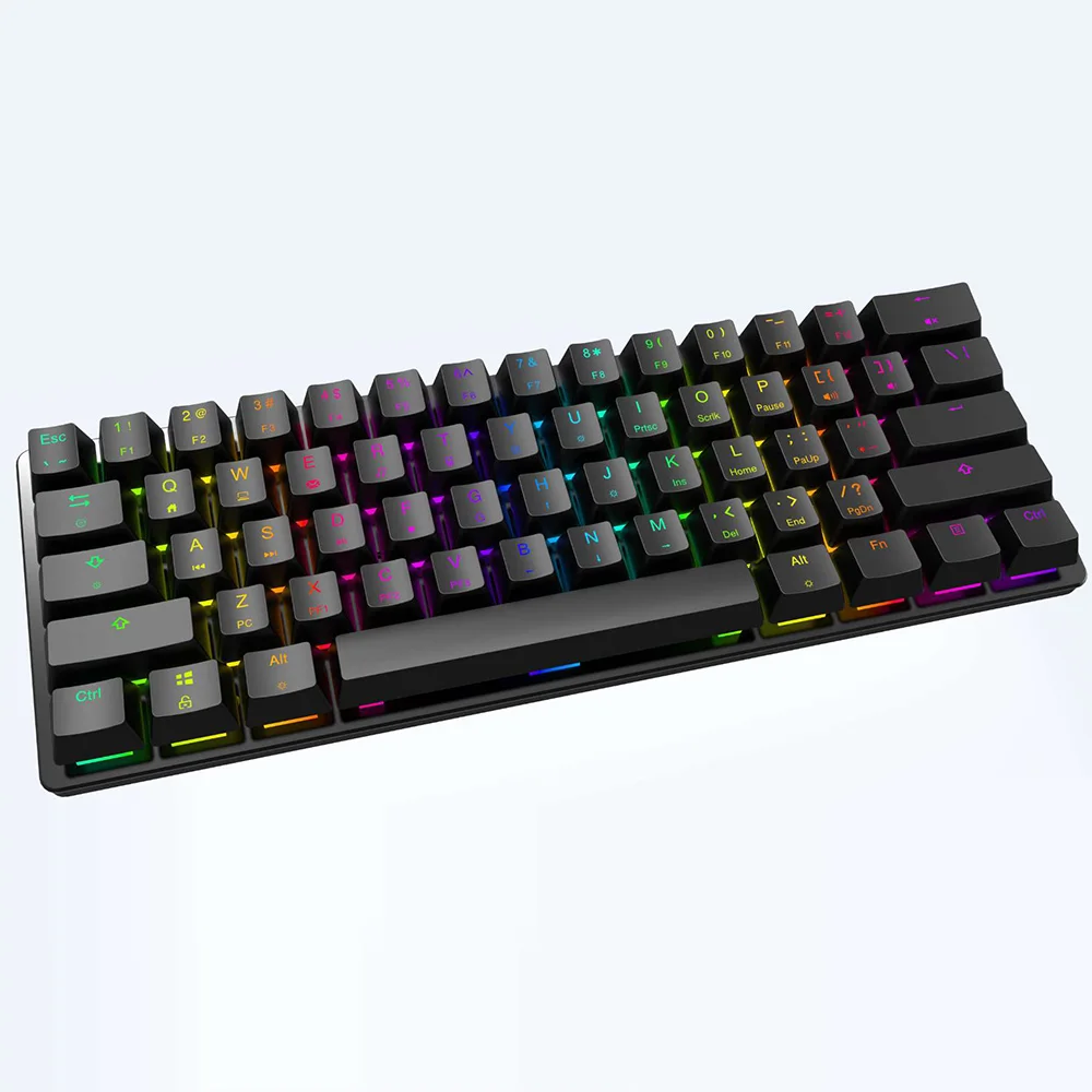 

Magician MK21 mechanical keyboard 68 full-key no punch USB interface Internet cafe gaming gaming mechanical keyboard