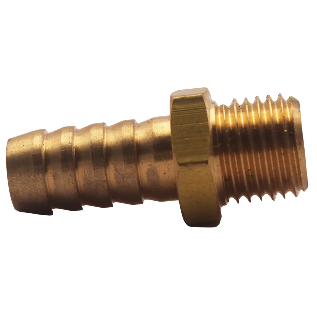 Brass Hose Fitting, Adapter, Metric M14 X 1.5 Male To Bard Hose ID