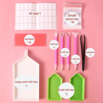 

1Set Plastic Wax Dotting Pen DIY Diamond Paste Sticker Adhesive Cube Clay for Rhinestone Point Picker Nail Art Manicure Dots