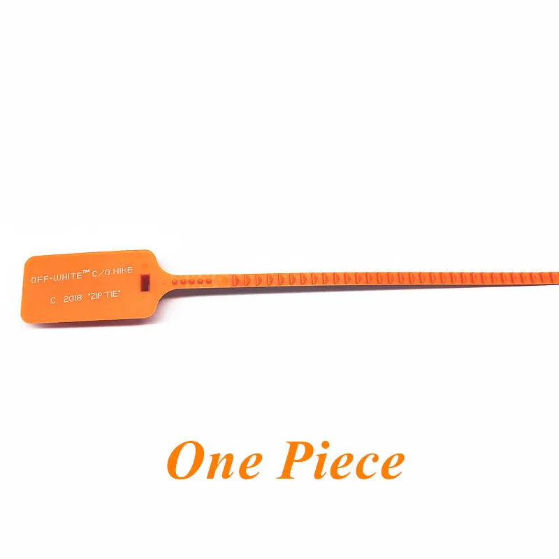Orange Zip Tie Новые шнурки на плоской подошве, шнурки с логотипом на молнии, белые шнурки ручной работы, шнурки для кроссовок, шнурки для ботинок - Цвет: Orange Zip Tie