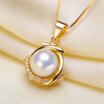 

5PCS/10PCS Wholesale Pearl Pendant Base diy Jewelry Making Bail Beads Cap Connectors Classic Pendants Findings for Women