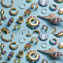 Модные ювелирные изделия,, BA новые клипсы для ушей, маленькие серьги-кольца для женщин