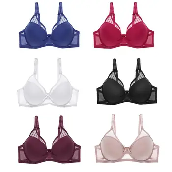 

Solid Color Sexy Lace Bra Underwear Female Brassiere Sexy Push Up Bra for Women Lingerie Female Deep V Bras Bralette Ultrathin